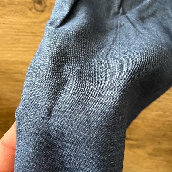 H&M Men’s Slim Fit Dress Pants - Navy Blue, Size 36R- USED - Picture 3 of 10